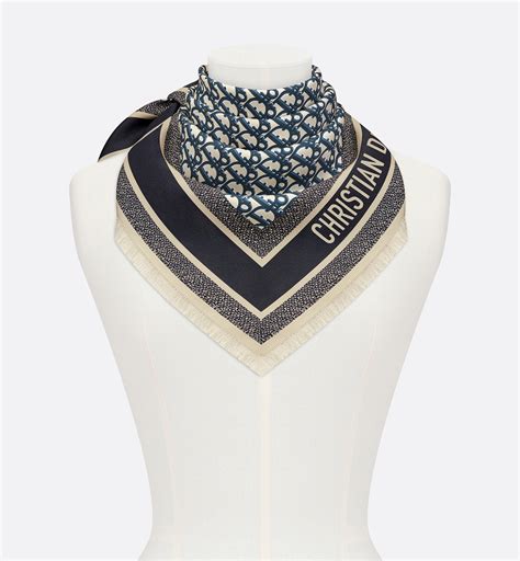 dior oblique 70 scarf